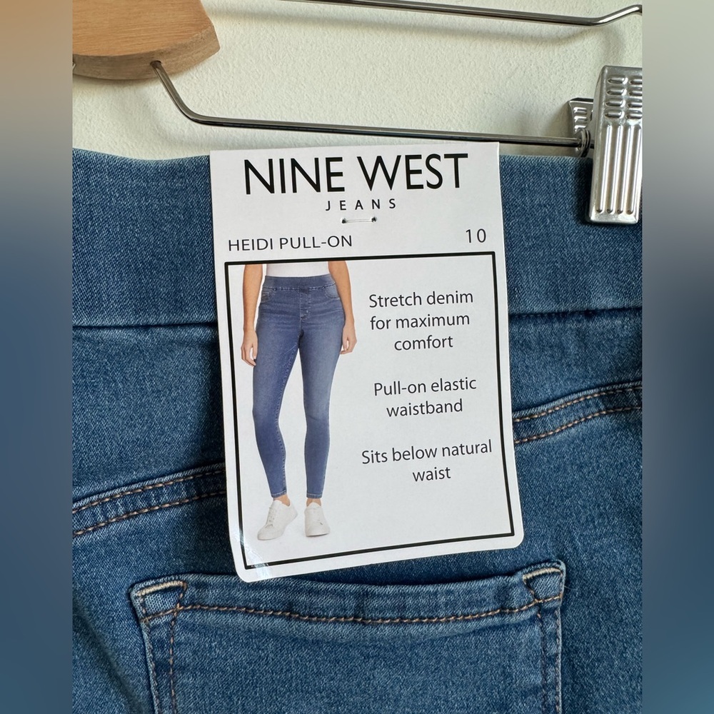 NWT Nine West Heidi Pull On Jeggings - Picture 4 of 4